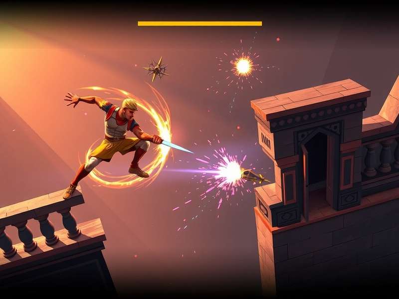 Shadow Stride combat scene with special effects